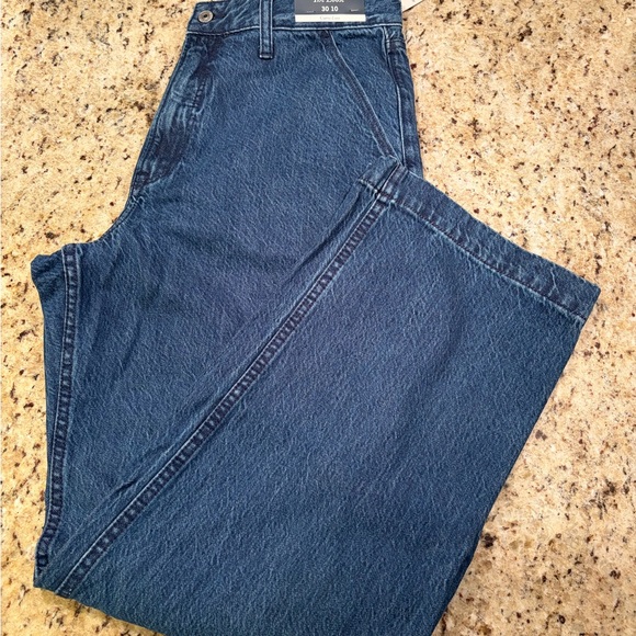 Abercrombie & Fitch Denim - Abercrombie Curve Love Classic Blue Tailored Denim Pant